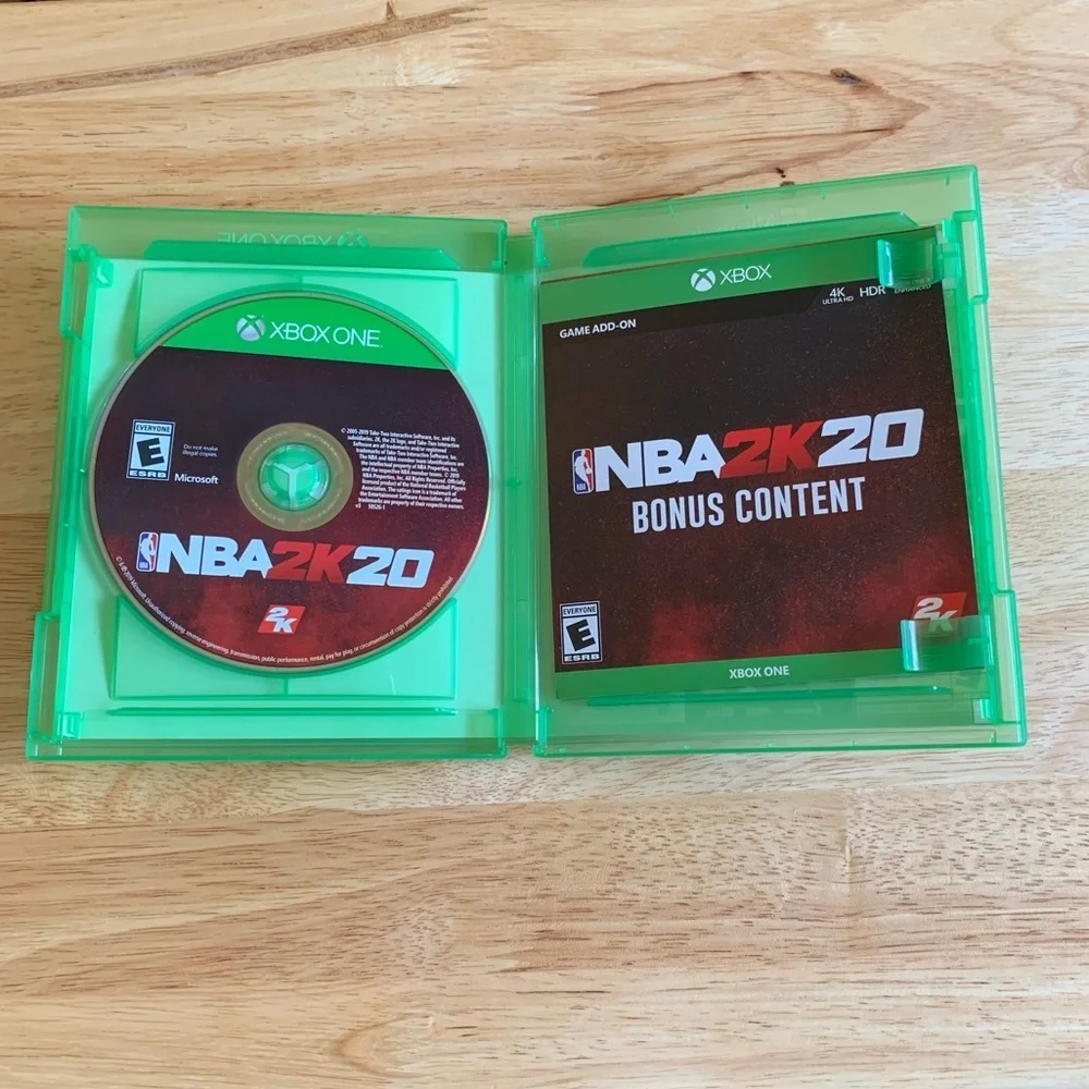 Xbox one NBA2K20 video game